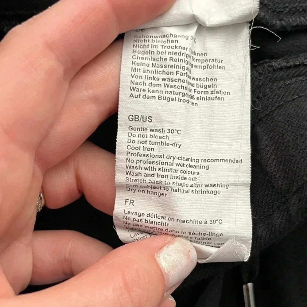 Olsen/ Lisa/  Dressy joggers/ Ankle/ Cropped/ Black/ Size US XS - Picture 7 of 13
